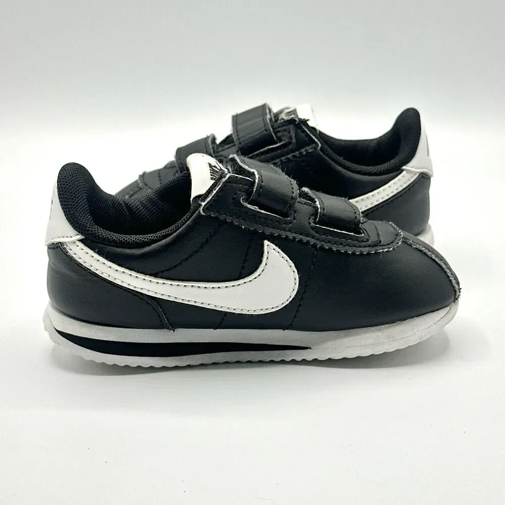 Nike Shoes Cortez Toddler 8C Black White Sneakers 904769-001
